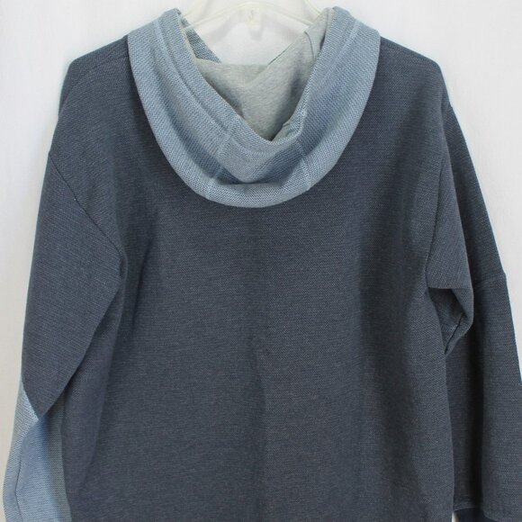 Hoka One One All Day Hoodie Size M/L Blue Pullover Hooded Sweatshirt Long Sleeve - Picture 4 of 5